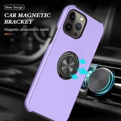 For Iphone 14 14 pro 14 pro max Soft Tpu +PC Anti Shock Ring Holder Phone Case