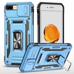 Shockproof Kickstand Back Cover Luxury Dome Armor Dirt Shock Waterproof Metal Armor Case for iphone 7 plus for iPhone 8 plus