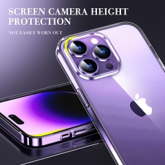 Customize Transparency Matte Shock Protection PC TPU Shockproof Clear Phone Case For iphone 14 pro max