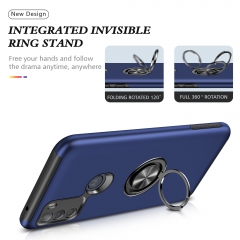 Invisible Ring Holder Kickstand Phone Case For MOTO G50 Grade Full Protection Anti-Shock Tpu Back Cover