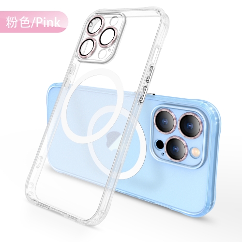 High Quality Camera Film Tempered Glass Protector TPU+PC Back Cover Anti Drop Clear Bumper 1.5MM Thickness Case for iPhone 14 13