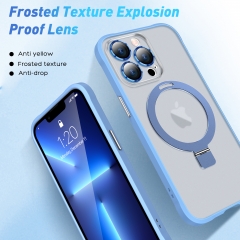 New Fashion Transparent Clear Wireless Charging Phone Cover For Iphone 14 13 12 Pro Max Full Camera Lens Protection Fundas