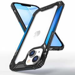 Clear wireless charging phone case for iphone xr xs max 11 12 tpu acrylic magnetic suction cell phone case for iphone 13 pro max