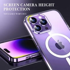 2022 hybrid slim pc hard shockproof clear transparent cell phone case for iphone 11 12 13 14 pro max