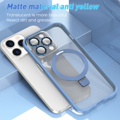 Camera Protection Lens Cover For iPhone 14 13Pro max Phone Case Magnetic Wireless Charging Transparent Cover