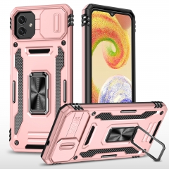 heavy duty kickstand hybrid case for Samsung M13 5G,for Samsumg A04 shockproof window slide ring case