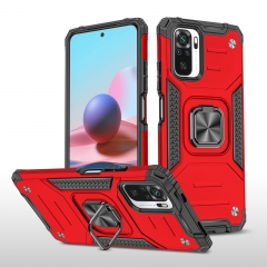 drop 360 metal bracket shockproof ring holder magnetic kickstand phone cover case for XiaoMi Redmi Note 10S