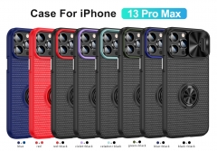 Professional protective mobile phone case push window protection lens back cover bracket series mobile phone case for iPhone 13 Pro Max