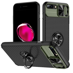 Soldier Slide Cover Camera Lens Protection Phone Cover Case For iPhone 7 plus