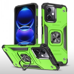 Mobile Phone Case Drop Resistance Armor Cover with Car Holder Ring For xiaomi redmi note 12 case cover