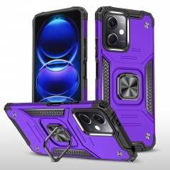 Mobile Phone Case Drop Resistance Armor Cover with Car Holder Ring For xiaomi redmi note 12 case cover
