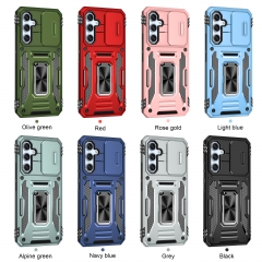 Military Grade Defender Shock Proof Mobile Covers With Holder Phone Case For Samsung A54