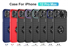 Silicone Cover Luxury Shockproof Full Protection Back Phone Cover with kickstand For Iphone case 12 pro max