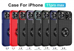 TPU PC 2 In 1 Anti Shock Phone Case For Iphone 11 pro max Phone Case With Ring