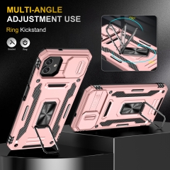 heavy duty kickstand hybrid case for Samsung M13 5G,for Samsumg A04 shockproof window slide ring case