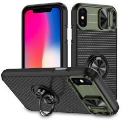 Slide Camera Protection Cover For iPhone XS Back Ring Lightweight TPU Shell Phone Case