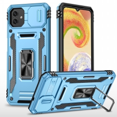 heavy duty kickstand hybrid case for Samsung M13 5G,for Samsumg A04 shockproof window slide ring case