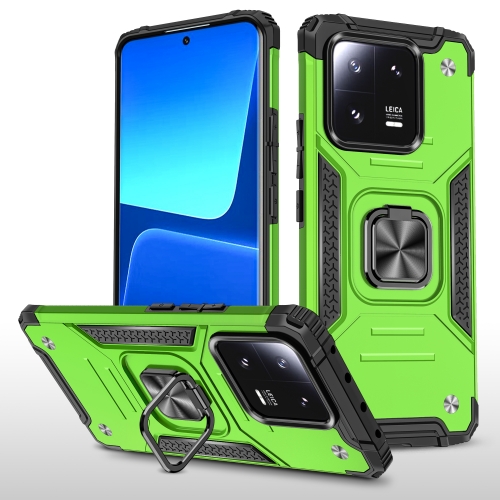 Shockproof Doom Armor Metal Aluminum Phone Case for xiaomi 13 pro 360 Finger Ring Magnetic Suction Cover Case