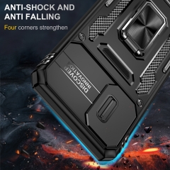 Rubber Hard Protective Ring Hybrid Armor Kickstand Cover Camera Fundas Para Celular Phone Case for SAMSUMG A03