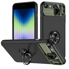 Shockproof Phone Case with Ring Kickstand Shock Absorption Car Mount Magnetic Holder Case for iPhone 7