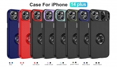 Shockproof Business Style High Quality Mobile Phone Cover Camera Protection Case For Iphone 14 plus