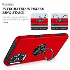 Luxury mobile phone accessories Magnetic ring holder stand shockproof cell phone case cover For oppo-reno7-lite