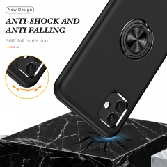 Armor Military TPU Hard PC Cell Phone Protection Case Back Cover Celular with Metal Ring for Samsung A04