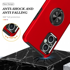 Luxury mobile phone accessories Magnetic ring holder stand shockproof cell phone case cover For oppo-reno7-lite