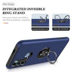 For MOTO Case Magnetic Car Holder Ring Shockproof Mobile Back Cover For MOTO G60 Case
