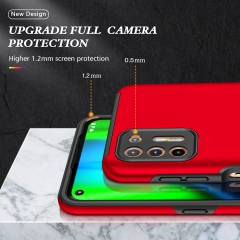 CD texture phone case with soft tpu frame and hard pc back for moto g9 plus protective with hidden ring phone holder