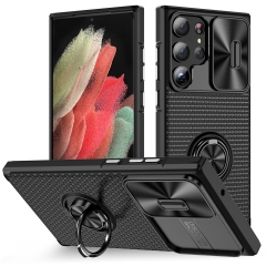 High Quality Ring Case For Samsung Galaxy S23 Ultra Camera Lens Protection Cell ...