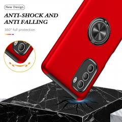 Full cover With ring buckle Cell Phone Accessories hybrid tpu pc shockproof cover Case for MOTO G51 5G phone case