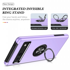 New Design Car Magnetic Ring Holder 360 Protection Phone Case For Google 7A Mobile Phone Case