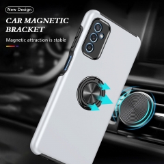 shockproof Mobile phone case with ring holder for Samsung Galaxy M52 5G rugged shield magneit car mount back cover