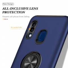 Luxury Brand Designer For Samsung Galaxy A20/A30 Mobile Phone Case For Magnetic Suction Car For Invisible Ring Bracket