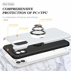 Hidden Kickstand Phone Cover For Samsung Galaxy Military Armor Case For Samsung Galaxy A03 Europe Shockproof Ring Phone Case