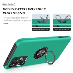 Candy Colors Hide Finger Ring Holder Magnetic Car Mount Shockproof Cell Phone Case For Samsung Galaxy A13 4G LET