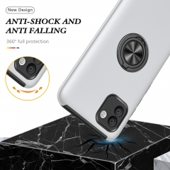 Hybrid finger ring holder kickstand mobile phone cover for Samsung Galaxy A03 Europe bumper case