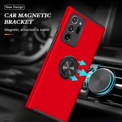 Folding Rotation Magnetic Ring Holder Phone Cover 2 in 1 Mobile Phone Case For Samsung Note 20 Ultra