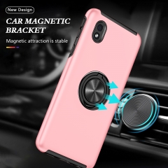 PINJUN Mobile Cover Shockproof Designer Case Invisible Ring Bracket Phone Cases For Samsung Galaxy A01 Core