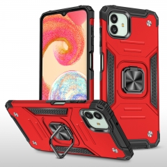 All-inclusive Design Shockproof Anti Gravity Phone Case For Samsung M13 5G Foldable Ring Kickstand Cover