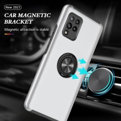 Amazon Popular Car Magnetic Phone Cover For Samsung Galaxy A42 5G Ring Stand Phone Cases