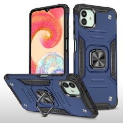 All-inclusive Design Shockproof Anti Gravity Phone Case For Samsung M13 5G Foldable Ring Kickstand Cover