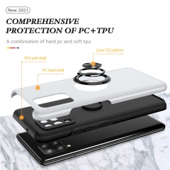 6 colors 360 Rotatable Ring Holder Anti-drop Armor Phone Case For Samsung phone case For Samsung A42 5G back cover