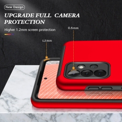 Shockproof Ring Holder Car Magnetic Armor Series Case for Samsung , for Samsung Galaxy A72