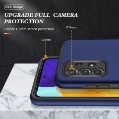 Luxury Ring Holder Case For Samsung Case Purple Bumper Phone Case For Samsung Galaxy A52 Matte