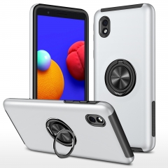 Magnetic car mount stand TPU silicon case for samsung ring case for samsung a01 core