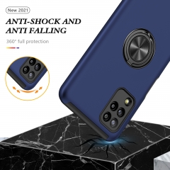 wholesale shockproof luxurious tpu puc 2in1 360 spins hardware ring cellphone accessories Case phone For Samsung Galaxy A12 5G
