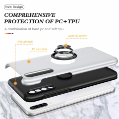 Soft TPU+PC Phone Case Cover With Car Magnetic Finger Ring Holder Stand For Samsung galaxy A30S A50S A50