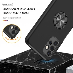 Hybrid Hard Plastic Shockproof Bumper Mobile Back Cover For Samsung Galaxy A32 5G Kickstand Phone Case